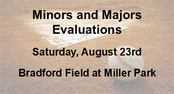 Fall Baseball Evaluations Day